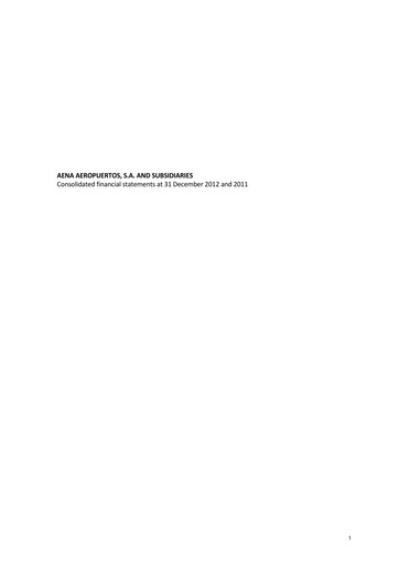 Thumbnail Aena Financial Statement 2012