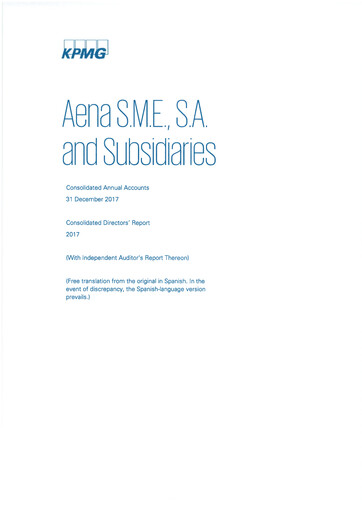 Thumbnail Aena Financial Statement 2017