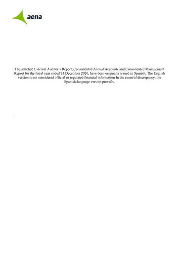 Thumbnail Aena Financial Statement 2020