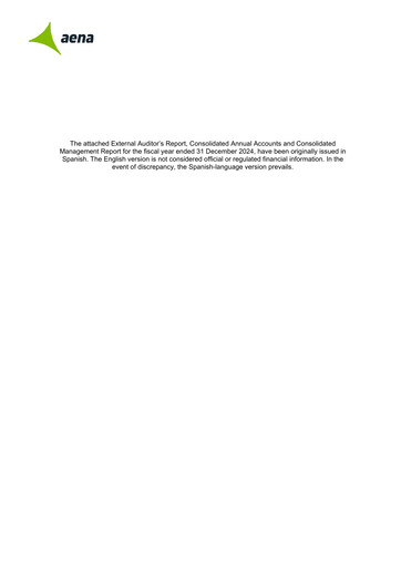 Thumbnail Aena Financial Statement 2024