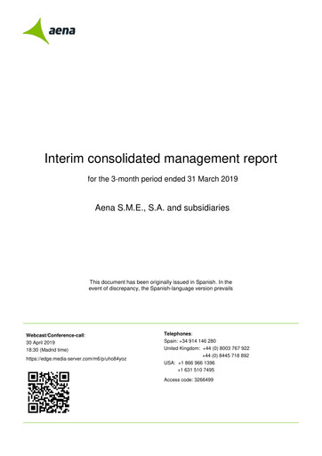 Thumbnail Aena Quarterly Report 2019-q1