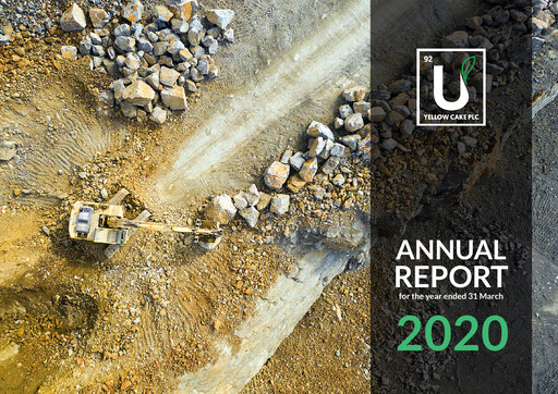 Thumbnail Yellow Cake plc Annual Report 2020