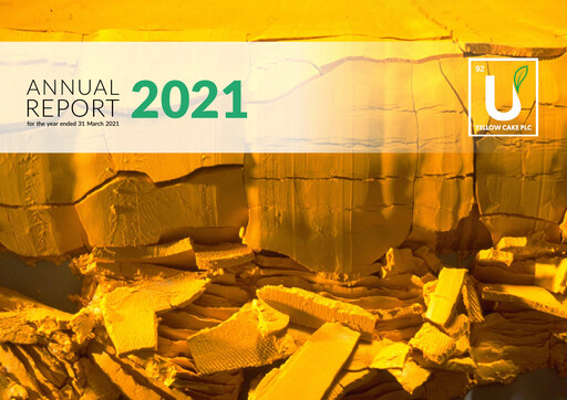 Thumbnail Yellow Cake plc Annual Report 2021