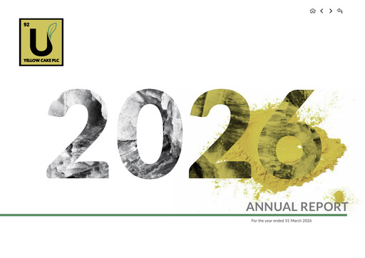 Miniature Yellow Cake plc Rapport annuel 2026