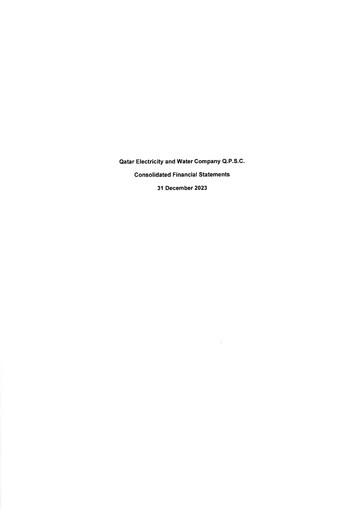Vorschaubild Qatar Electricity & Water Company Finanzmitteilung 2023
