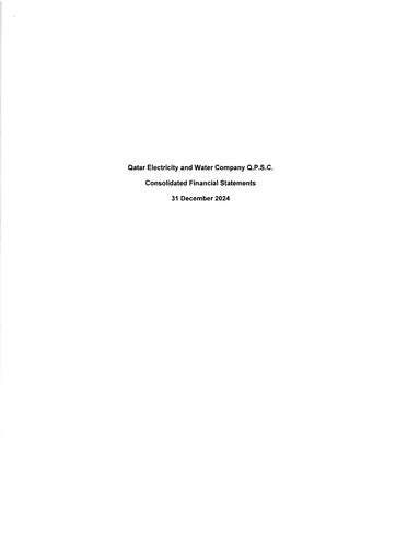 Vorschaubild Qatar Electricity & Water Company Finanzmitteilung 2024