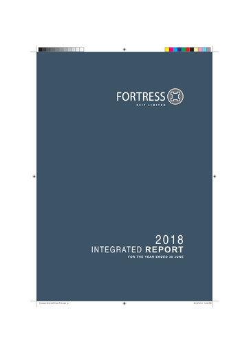 Thumbnail Fortress REIT Annual Report 2018
