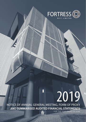 Thumbnail Fortress REIT Financial Statement 2019