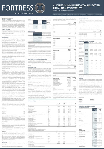 Thumbnail Fortress REIT Financial Statement fy2018