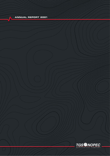 Miniature TGS ASA Rapport annuel 2001