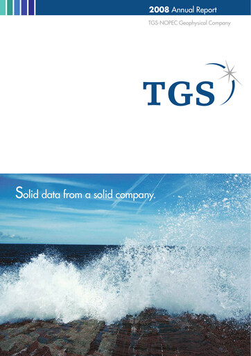 Miniature TGS ASA Rapport annuel 2008