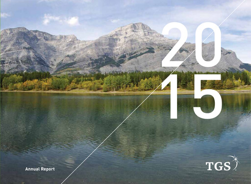 Miniature TGS ASA Rapport annuel 2015