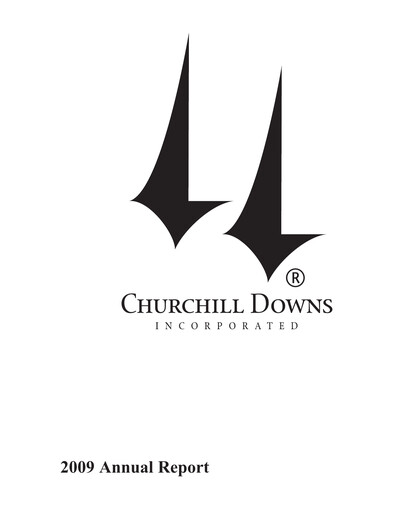 Thumbnail Churchill Downs Annual Report 2009