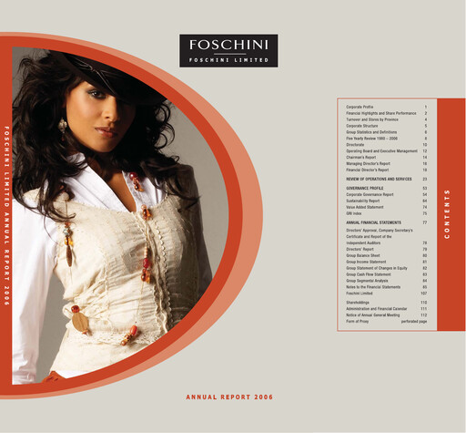 Thumbnail The Foschini Group Annual Report 2006