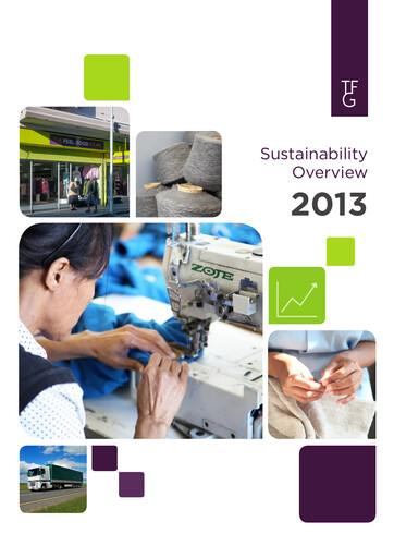 Thumbnail The Foschini Group Sustainability Report 2013