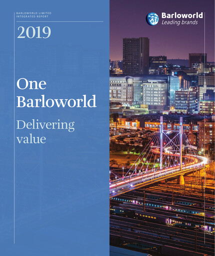 Thumbnail Barloworld Annual Report 2019