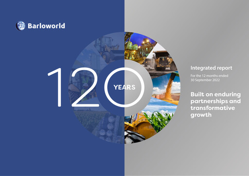 Thumbnail Barloworld Annual Report fy2022