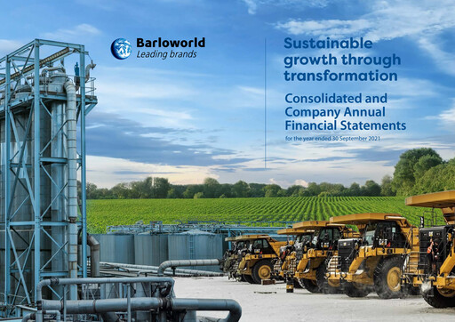 Thumbnail Barloworld Financial Statement fy2021