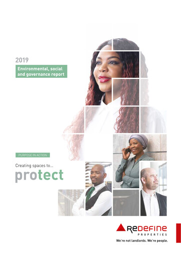 Thumbnail Redefine Properties ESG Report 2019
