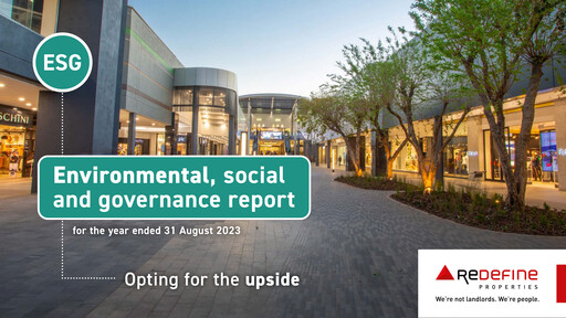Thumbnail Redefine Properties ESG Report fy2023