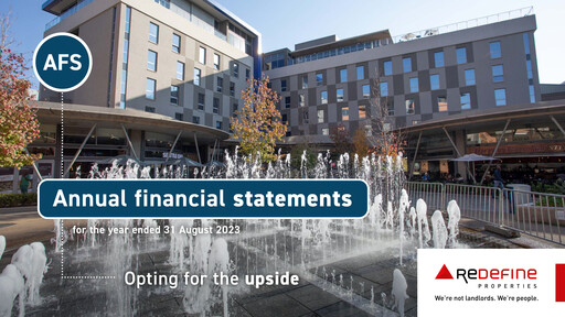 Thumbnail Redefine Properties Financial Statement fy2023