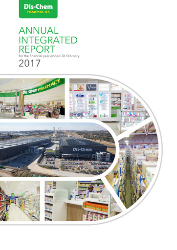 Thumbnail Dis-Chem Pharmacies Annual Report 2017