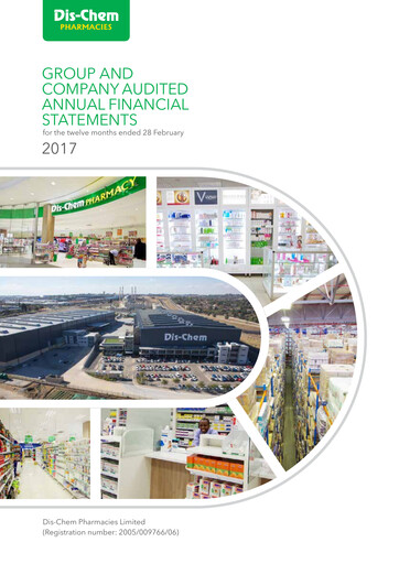 Thumbnail Dis-Chem Pharmacies Financial Statement 2017
