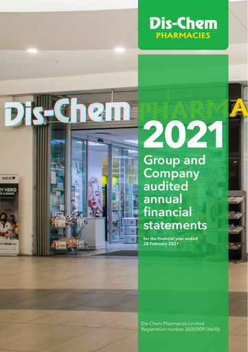 Thumbnail Dis-Chem Pharmacies Financial Statement 2021