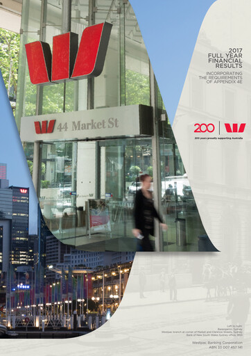 Thumbnail Westpac Banking Financial Report 2017