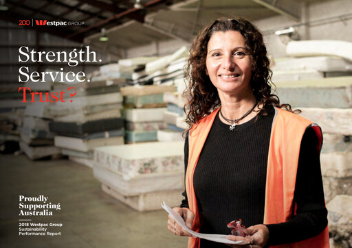 Thumbnail Westpac Banking Sustainability Report 2018