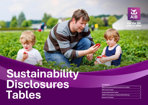 Vorschaubild AIB Group (Allied Irish Banks)  ESG-Bericht 2025