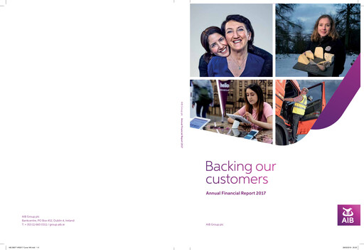 Miniature AIB Group (Allied Irish Banks)  Bilan financier 2017