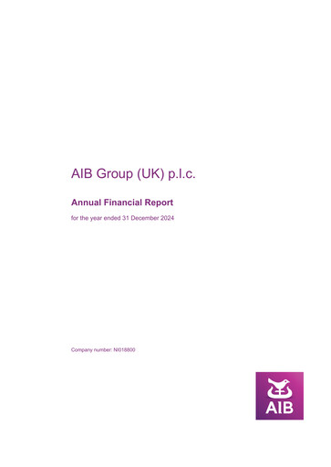 Miniature AIB Group (Allied Irish Banks)  Bilan financier 2024