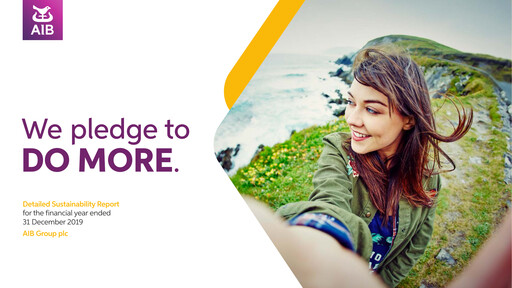 Miniature AIB Group (Allied Irish Banks)  Rapport de durabilité 2019