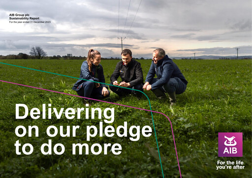Miniature AIB Group (Allied Irish Banks)  Rapport de durabilité 2023