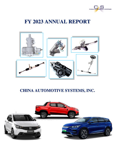 Miniature China Automotive Systems Rapport annuel 2023