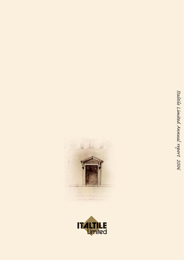 Thumbnail Italtile Annual Report 2006