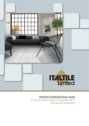 Thumbnail Italtile Half-year Report 2017-h1