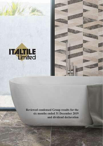 Thumbnail Italtile Half-year Report 2019-h1