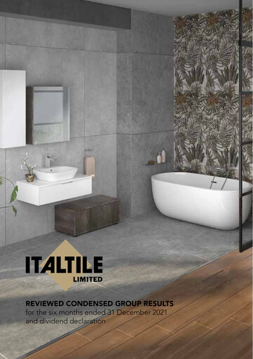 Thumbnail Italtile Half-year Report 2021-h1