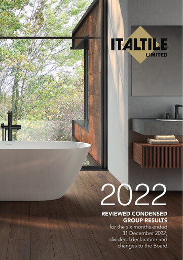 Thumbnail Italtile Half-year Report 2022-h1