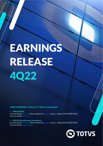Thumbnail TOTVS Quarterly Report 2022-q4