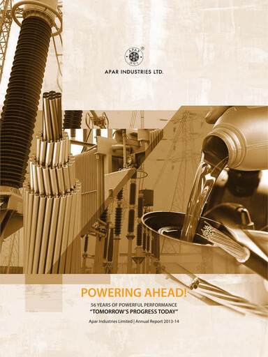 Thumbnail Apar Industries Annual Report 2013-2014