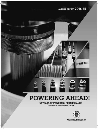 Thumbnail Apar Industries Annual Report 2014-2015