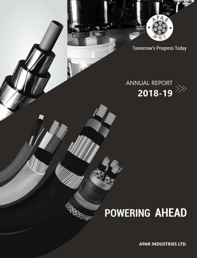 Thumbnail Apar Industries Annual Report 2018-2019
