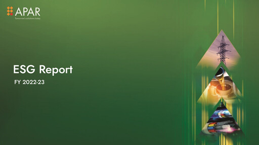 Thumbnail Apar Industries ESG Report 2022-2023