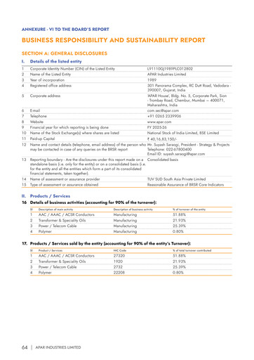 Thumbnail Apar Industries ESG Report 2025-2026