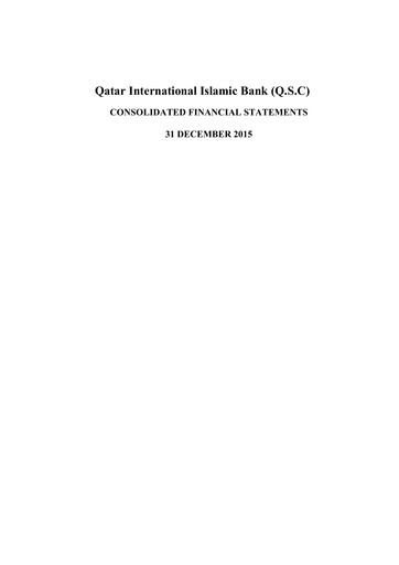 Thumbnail Qatar International Islamic Bank Financial Statement 2015