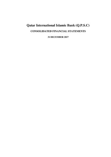 Thumbnail Qatar International Islamic Bank Financial Statement 2017