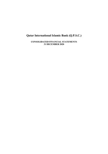 Thumbnail Qatar International Islamic Bank Financial Statement 2020